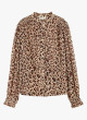 Camisa Almira con estampado de leopardo de mujer