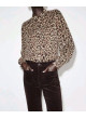 Camisa Almira con estampado de leopardo de mujer