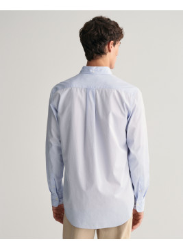 Camisa GANT hombre azul regular fit popelin 3000100