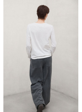 Camiseta ECOALF Novar white blanca de mujer