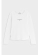 Camiseta ECOALF Novar white blanca de mujer