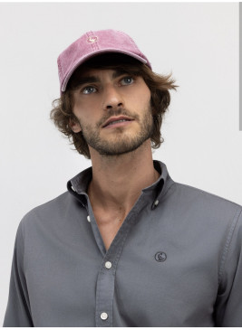 Camisa EL GANSO garment dyed botton down gris 260051 de hombre