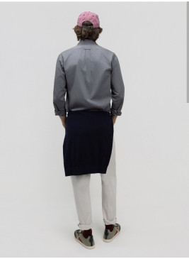 Camisa EL GANSO garment dyed botton down gris 260051 de hombre