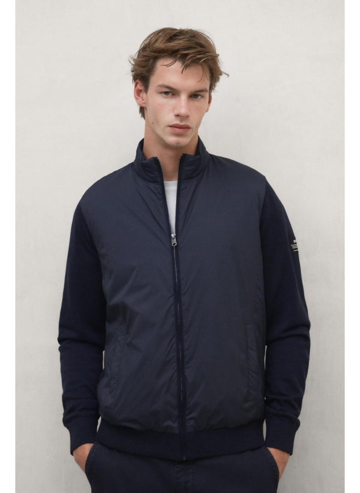 Chaqueta ECOALF híbrida Denio azul