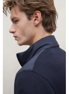 Chaqueta ECOALF híbrida Denio azul