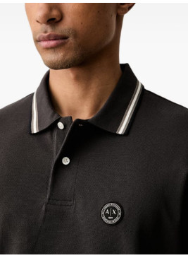 Polo Armani Exchange de manga larga verde peat XM003427