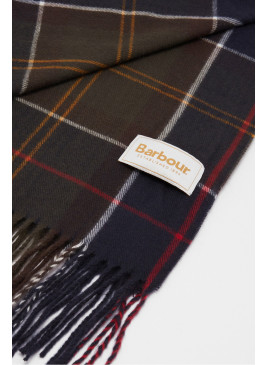 Bufanda Barbour Hailes tartan verde
