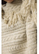 Poncho con flecos