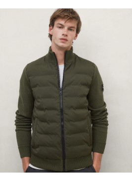 ECOALF chaqueta híbrida Tarife khaki  vintage green verde