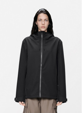 Chaqueta RAINS negra Suva softshell black W3T1 unisex