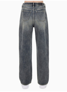 Vaquero Armani Exchange azul con tachuelas XW000100 de mujer